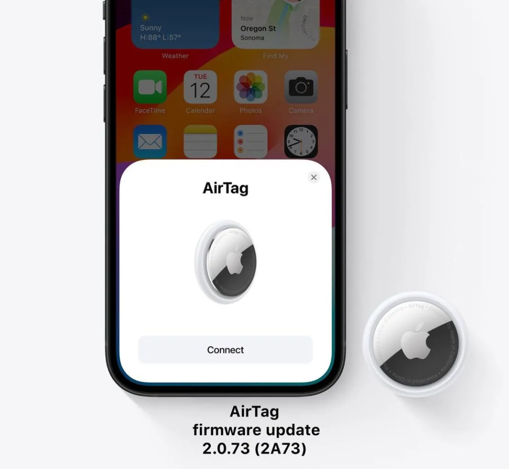 苹果更新AirTag固件至2A73版本