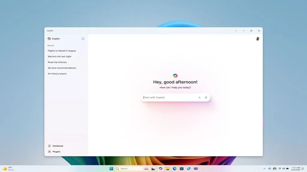 Win11 Copilot应用