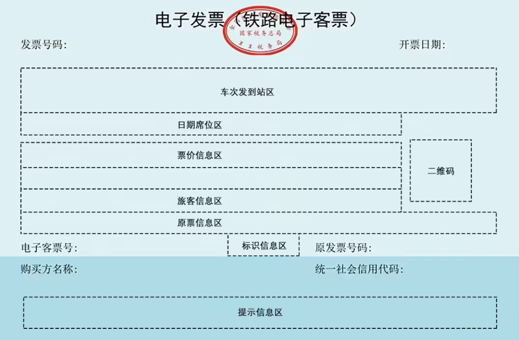 铁路电子发票